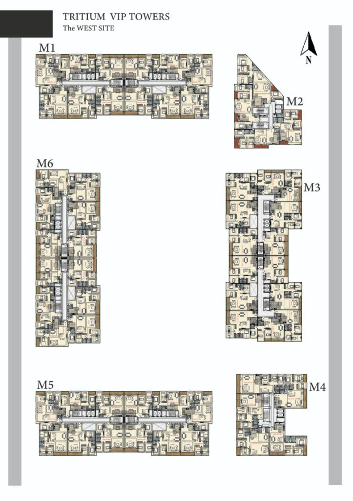 پروژه تریتیوم vip پلان های برج باغ تریتیوم vip