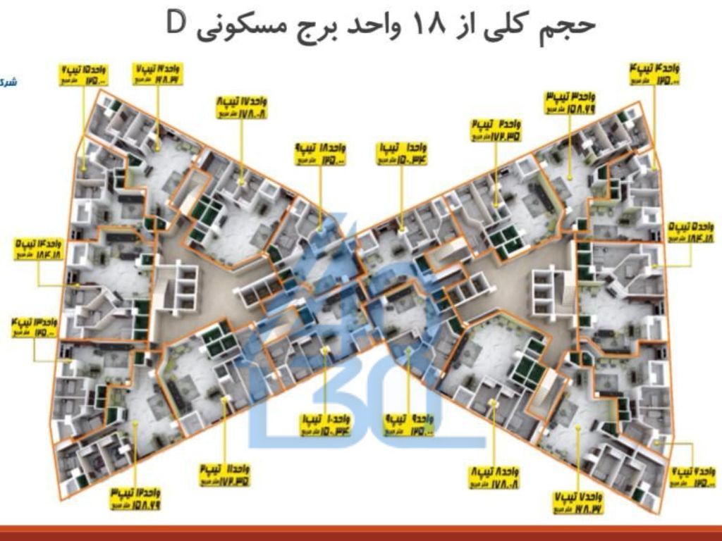 برج های شهرک چیتگر پهنه d شهرک چیتگر